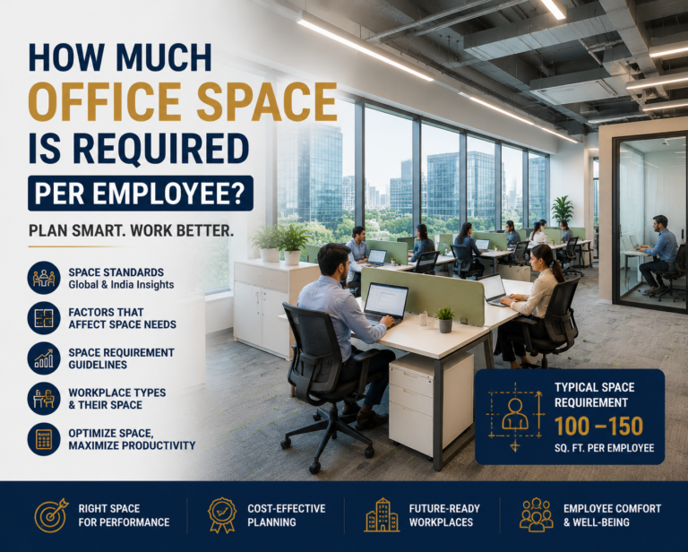How Much Office Space Is Required Per Employee
